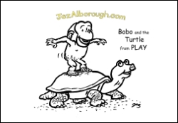 Bobo Turtle colour-in