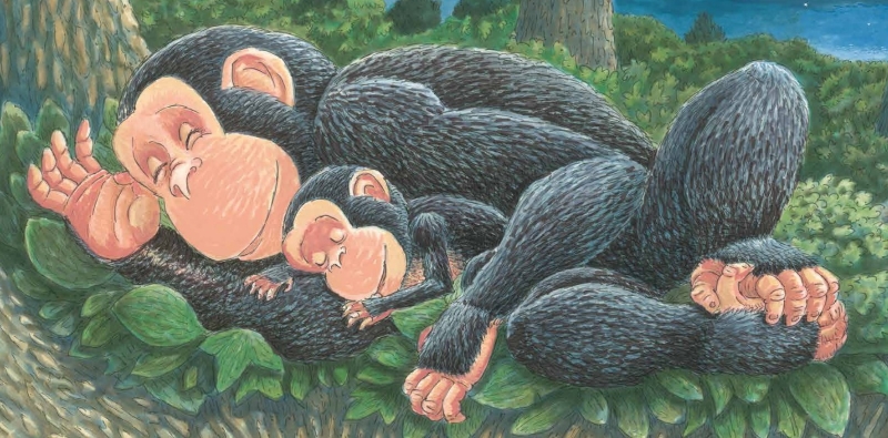 Mummy Bobo asleep Mummy Bobo asleep